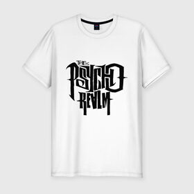 Мужская футболка премиум с принтом The Psycho Realm в Петрозаводске, 92% хлопок, 8% лайкра | приталенный силуэт, круглый вырез ворота, длина до линии бедра, короткий рукав | gangsta | gansta | hip | hip hop | hop | rap | реп | рэп | рэпчина | хип | хип хоп | хоп