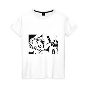 Женская футболка хлопок с принтом Marilyn Monroe в Петрозаводске, 100% хлопок | прямой крой, круглый вырез горловины, длина до линии бедер, слегка спущенное плечо | hollywood | marilyn monroe | актриса | голливуд | мерлин монро | монро | певица