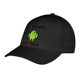 Бейсболка с принтом Paranoid android в Петрозаводске, 100% хлопок | классический козырек, металлическая застежка-регулятор размера | android | paranoid android | админу | андроид | андройд | параниок андроид