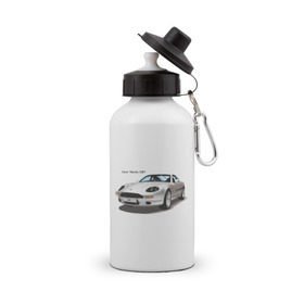Бутылка спортивная с принтом Aston Martin DB7 в Петрозаводске, металл | емкость — 500 мл, в комплекте две пластиковые крышки и карабин для крепления | Тематика изображения на принте: aston martin db7 | авто | автомобиль | автомобильные | машинки | машины | спортивные тачки | тачки