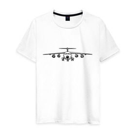 Мужская футболка хлопок с принтом Авиация (2) в Петрозаводске, 100% хлопок | прямой крой, круглый вырез горловины, длина до линии бедер, слегка спущенное плечо. | авиаторы | авиация | армия | ввс | россия | самолет