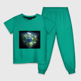 Детская пижама хлопок с принтом Minecraft World в Петрозаводске, 100% хлопок |  брюки и футболка прямого кроя, без карманов, на брюках мягкая резинка на поясе и по низу штанин
 | Тематика изображения на принте: 