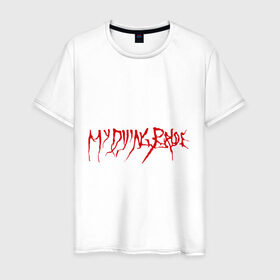 Мужская футболка хлопок с принтом My Dying Bride logo в Петрозаводске, 100% хлопок | прямой крой, круглый вырез горловины, длина до линии бедер, слегка спущенное плечо. | Тематика изображения на принте: bandmy | metal