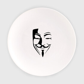 Тарелка с принтом Вендетта маска в Петрозаводске, фарфор | диаметр - 210 мм
диаметр для нанесения принта - 120 мм | вендета | вендетта | вендетта маска | маска | натали портман | революция | хьюго уивинг | человек в маске