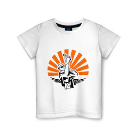 Детская футболка хлопок с принтом Aero yo(14) в Петрозаводске, 100% хлопок | круглый вырез горловины, полуприлегающий силуэт, длина до линии бедер | 