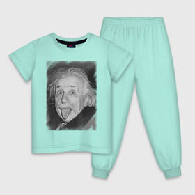 Детская пижама хлопок с принтом Энштейн язык в Петрозаводске, 100% хлопок |  брюки и футболка прямого кроя, без карманов, на брюках мягкая резинка на поясе и по низу штанин
 | einstein | высунутый язык | знаменитость | знаменитые личности | ученый | физик | эйнштейн | язык
