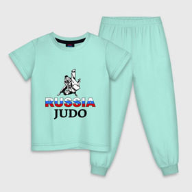 Детская пижама хлопок с принтом Russia judo в Петрозаводске, 100% хлопок |  брюки и футболка прямого кроя, без карманов, на брюках мягкая резинка на поясе и по низу штанин
 | дзюдо