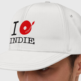 Кепка снепбек с прямым козырьком с принтом I love Indie в Петрозаводске, хлопок 100% |  | i love | i love indie | indie | винил | виниловая пластинка | люблю indie | я люблю | я люблю indie