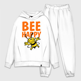 Мужской костюм хлопок OVERSIZE с принтом BeeHappy в Петрозаводске,  |  | Тематика изображения на принте: веселая | насекомое | настроение | позитив | пчела | пчелка | счастливый | счастье | эмоции