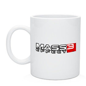 Кружка с принтом Mass Effect 3 в Петрозаводске, керамика | объем — 330 мл, диаметр — 80 мм. Принт наносится на бока кружки, можно сделать два разных изображения | Тематика изображения на принте: игры | компьютерная игра