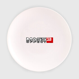 Тарелка с принтом Mass Effect 3 в Петрозаводске, фарфор | диаметр - 210 мм
диаметр для нанесения принта - 120 мм | игры | компьютерная игра