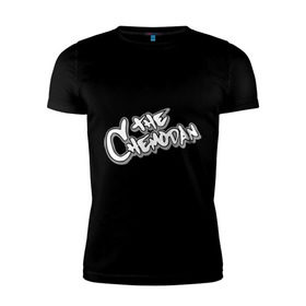Мужская футболка премиум с принтом The Chemodan в Петрозаводске, 92% хлопок, 8% лайкра | приталенный силуэт, круглый вырез ворота, длина до линии бедра, короткий рукав | chemodan | реп | русский рэп | рэп | рэпчик | рэпчина | чемодан