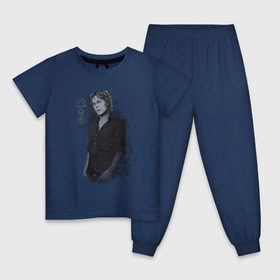 Детская пижама хлопок с принтом Ville Valo(2) в Петрозаводске, 100% хлопок |  брюки и футболка прямого кроя, без карманов, на брюках мягкая резинка на поясе и по низу штанин
 | Тематика изображения на принте: him