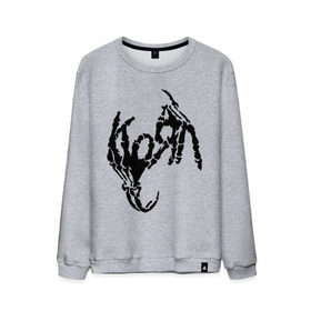 Мужской свитшот хлопок с принтом Korn bones в Петрозаводске, 100% хлопок |  | korn | metal | группы | корн | логотип | метал | музыка | рок группы | рок музыка