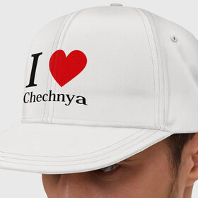 Кепка снепбек с прямым козырьком с принтом i love chechnya в Петрозаводске, хлопок 100% |  | регионы | чеченская республика | чеченцы | чечня | я люблю | я люблю чечню