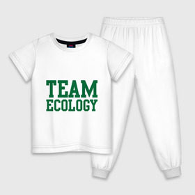 Детская пижама хлопок с принтом Команда экологов в Петрозаводске, 100% хлопок |  брюки и футболка прямого кроя, без карманов, на брюках мягкая резинка на поясе и по низу штанин
 | eco | team ecology | зеленые технологии | зелень | планета | чистота | эко | экология