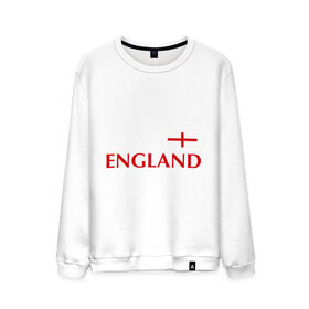 Мужской свитшот хлопок с принтом Сборная Англии - Стивен Джеррард 4 в Петрозаводске, 100% хлопок |  | англия | сборная англии | стивен джеррард | флаг англии | футбол