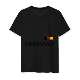 Мужская футболка хлопок с принтом Сборная Германии - 10 в Петрозаводске, 100% хлопок | прямой крой, круглый вырез горловины, длина до линии бедер, слегка спущенное плечо. | football | германия | подольски | сборная германии | футбол