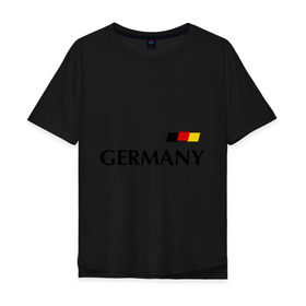 Мужская футболка хлопок Oversize с принтом Сборная Германии - 13 в Петрозаводске, 100% хлопок | свободный крой, круглый ворот, “спинка” длиннее передней части | football | германия | мюллер | сборная германии | футбол