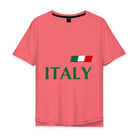 Мужская футболка хлопок Oversize с принтом Сборная Италии - 10 в Петрозаводске, 100% хлопок | свободный крой, круглый ворот, “спинка” длиннее передней части | football | италия | сборная италии