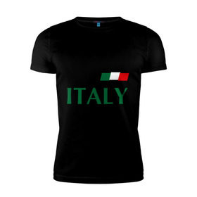 Мужская футболка премиум с принтом Сборная Италии - 10 в Петрозаводске, 92% хлопок, 8% лайкра | приталенный силуэт, круглый вырез ворота, длина до линии бедра, короткий рукав | football | италия | сборная италии