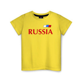 Детская футболка хлопок с принтом Сборная России в Петрозаводске, 100% хлопок | круглый вырез горловины, полуприлегающий силуэт, длина до линии бедер | football | russia | россия | сборная россии | я русский