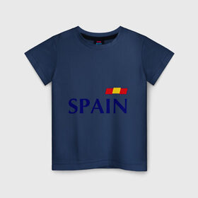 Детская футболка хлопок с принтом Сборная Испании - 9 в Петрозаводске, 100% хлопок | круглый вырез горловины, полуприлегающий силуэт, длина до линии бедер | football евро 2016 euro2016 euro 2016 | евро 2012 | испания | сборная испании