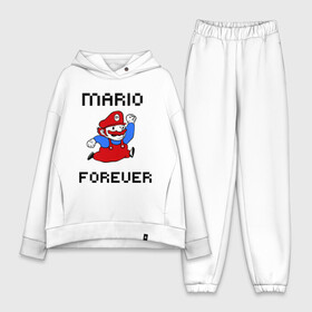 Женский костюм хлопок Oversize с принтом Mario forever в Петрозаводске,  |  | nintendo | марио | нинтендо