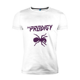 Мужская футболка премиум с принтом The Prodigy паук в Петрозаводске, 92% хлопок, 8% лайкра | приталенный силуэт, круглый вырез ворота, длина до линии бедра, короткий рукав | Тематика изображения на принте: prodigy | the prodigy | паук | продеджи | продиджи | продиджы