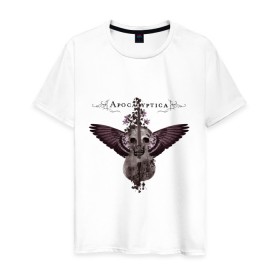 Мужская футболка хлопок с принтом Apocalyptica2 в Петрозаводске, 100% хлопок | прямой крой, круглый вырез горловины, длина до линии бедер, слегка спущенное плечо. | Тематика изображения на принте: apocalyptica | punk | rock | апокалиптика | панк | рок | рок музыка
