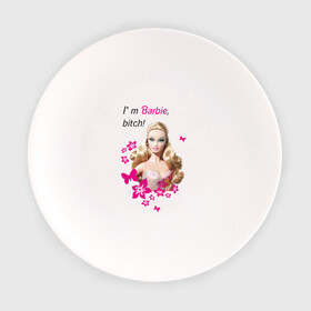 Тарелка с принтом I'm Barbie, bitch в Петрозаводске, фарфор | диаметр - 210 мм
диаметр для нанесения принта - 120 мм | 90 | 90 е | barbie | барби | кукла | ностальгия
