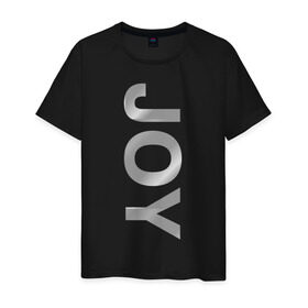 Мужская футболка хлопок с принтом Joy metal в Петрозаводске, 100% хлопок | прямой крой, круглый вырез горловины, длина до линии бедер, слегка спущенное плечо. | автобренды | автомобильные | джой | машина | тачка