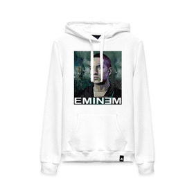 Женская толстовка хлопок с принтом постер Eminem в Петрозаводске, френч-терри, мягкий теплый начес внутри (100% хлопок) | карман-кенгуру, эластичные манжеты и нижняя кромка, капюшон с подкладом и шнурком | eminm | slim shady | еминем | реп | репчик | рэп
