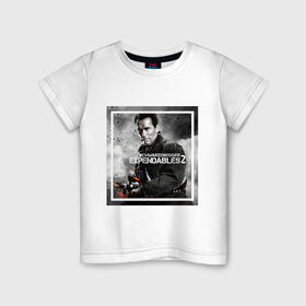 Детская футболка хлопок с принтом Schwarzenegger в Петрозаводске, 100% хлопок | круглый вырез горловины, полуприлегающий силуэт, длина до линии бедер | expendables | schwarzenegger | арни | кино. фильмы | неудержимые | шварценеггер
