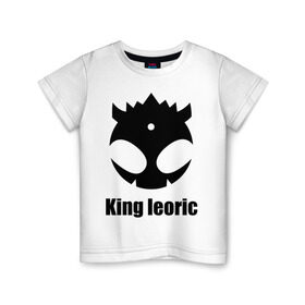 Детская футболка хлопок с принтом King leoric в Петрозаводске, 100% хлопок | круглый вырез горловины, полуприлегающий силуэт, длина до линии бедер | Тематика изображения на принте: dota | dota 2 | дота | дота 2 | игры