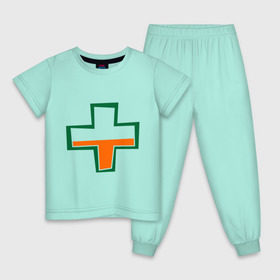 Детская пижама хлопок с принтом TF2 Health в Петрозаводске, 100% хлопок |  брюки и футболка прямого кроя, без карманов, на брюках мягкая резинка на поясе и по низу штанин
 | team fortress 2 | tf2 health | игры