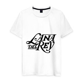 Мужская футболка хлопок с принтом Lana Del Rey в Петрозаводске, 100% хлопок | прямой крой, круглый вырез горловины, длина до линии бедер, слегка спущенное плечо. | Тематика изображения на принте: lana del rey | лана дель рей | музыка