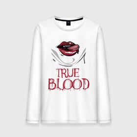 Мужской лонгслив хлопок с принтом true blood в Петрозаводске, 100% хлопок |  | true blood | вампиры | настоящая кровь | сериалы | тв сериалы