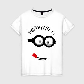 Женская футболка хлопок с принтом Funny boy в Петрозаводске, 100% хлопок | прямой крой, круглый вырез горловины, длина до линии бедер, слегка спущенное плечо | funny boy | smile | веселый мальчик | смайлик | смайлы | улыбка