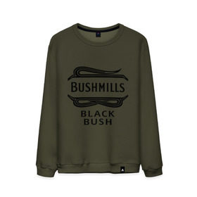 Мужской свитшот хлопок с принтом Bushmills black bush в Петрозаводске, 100% хлопок |  | club | dj | бушмилс | виски | для барменов | клубные