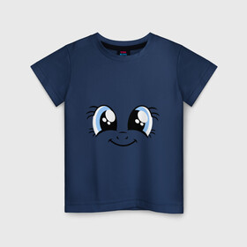 Детская футболка хлопок с принтом Мордочка Пинки Пай в Петрозаводске, 100% хлопок | круглый вырез горловины, полуприлегающий силуэт, длина до линии бедер | детские | детям | для детей | лицо | мой маленький пони | мордочка | пони | улыбка