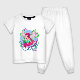Детская пижама хлопок с принтом WinX - Рокси в Петрозаводске, 100% хлопок |  брюки и футболка прямого кроя, без карманов, на брюках мягкая резинка на поясе и по низу штанин
 | roxy | win x | winx | винкс | детские | детям | для детей | рокси | феи