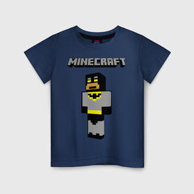 Детская футболка хлопок с принтом Mine в Петрозаводске, 100% хлопок | круглый вырез горловины, полуприлегающий силуэт, длина до линии бедер | boom | minecraft | игры | компьютерные игры | майнкрафт
