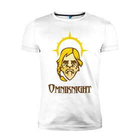 Мужская футболка премиум с принтом Omniknight в Петрозаводске, 92% хлопок, 8% лайкра | приталенный силуэт, круглый вырез ворота, длина до линии бедра, короткий рукав | 