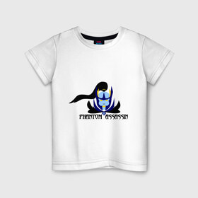 Детская футболка хлопок с принтом Phantom assasin в Петрозаводске, 100% хлопок | круглый вырез горловины, полуприлегающий силуэт, длина до линии бедер | dota | dota 2 | дота | дота 2 | компьютерные игры | персонаж доты