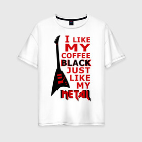 Женская футболка хлопок Oversize с принтом Mindless Self Indulgence - Coffee black в Петрозаводске, 100% хлопок | свободный крой, круглый ворот, спущенный рукав, длина до линии бедер
 | metal | rock | метал | музыка | рок