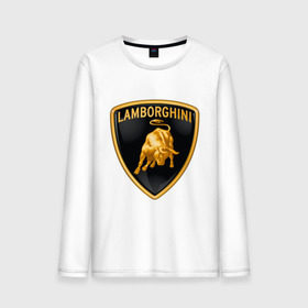 Мужской лонгслив хлопок с принтом Lamborghini logo в Петрозаводске, 100% хлопок |  | Тематика изображения на принте: lamborghini | автомобиль lamborghini | ламборджини | ламборджини автомобиль | логотип lamborghini | логотип ламборджини