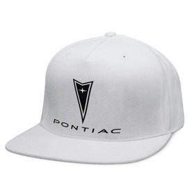 Кепка снепбек с прямым козырьком с принтом Pontiac logo в Петрозаводске, хлопок 100% |  | pontiac | автомобиль pontiac | логотип pontiac | логотип понтиак | понтиак | понтиак автомобиль