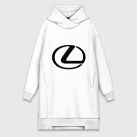 Платье-худи хлопок с принтом Logo lexus в Петрозаводске,  |  | lexus | автобренды | автолюбителям | бренд | лексус | логотип