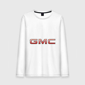 Мужской лонгслив хлопок с принтом Logo GMC в Петрозаводске, 100% хлопок |  | 